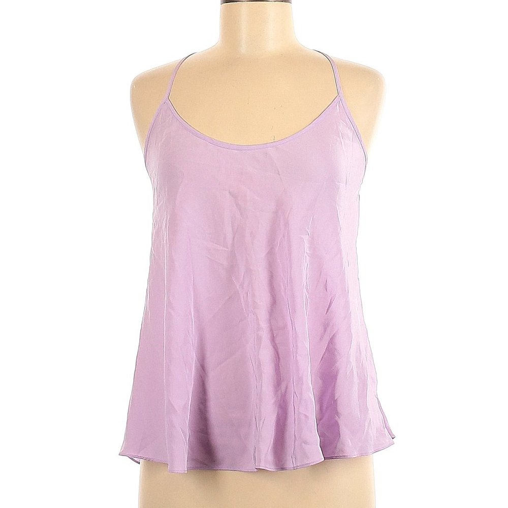 Lilly Pulitzer Purple Sleeveless Silk Top, M